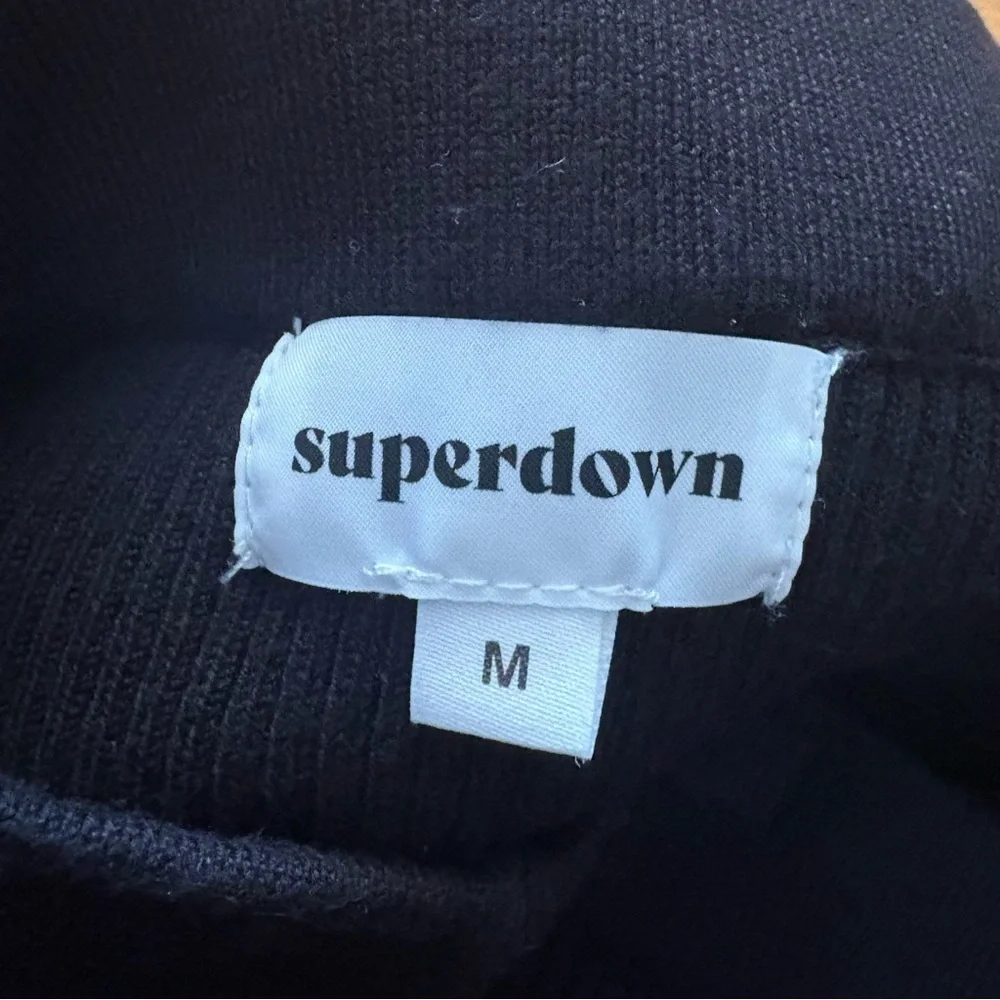 Superdown Black Sweater Ribbed Maxi Skirt Size Medium